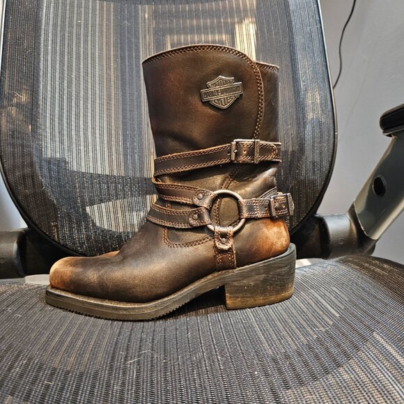 Women's Harley Davidson Riding Boot 8.5 - Picture 2 of 5